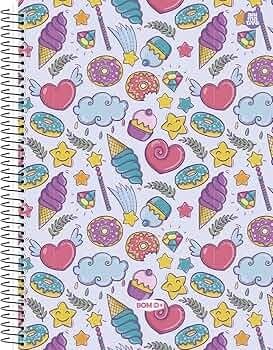 CADERNO 15X1 BOM D  FEMININO